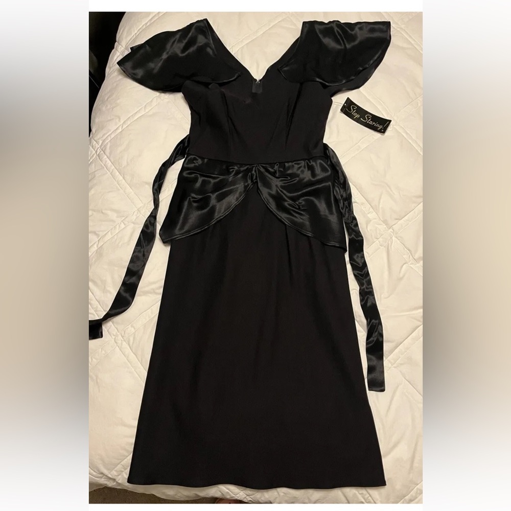 Stop Staring 40's style dress black NWT